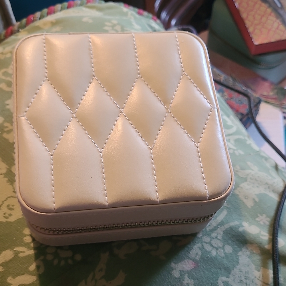 WOLF Soft Beige Jewelry Case